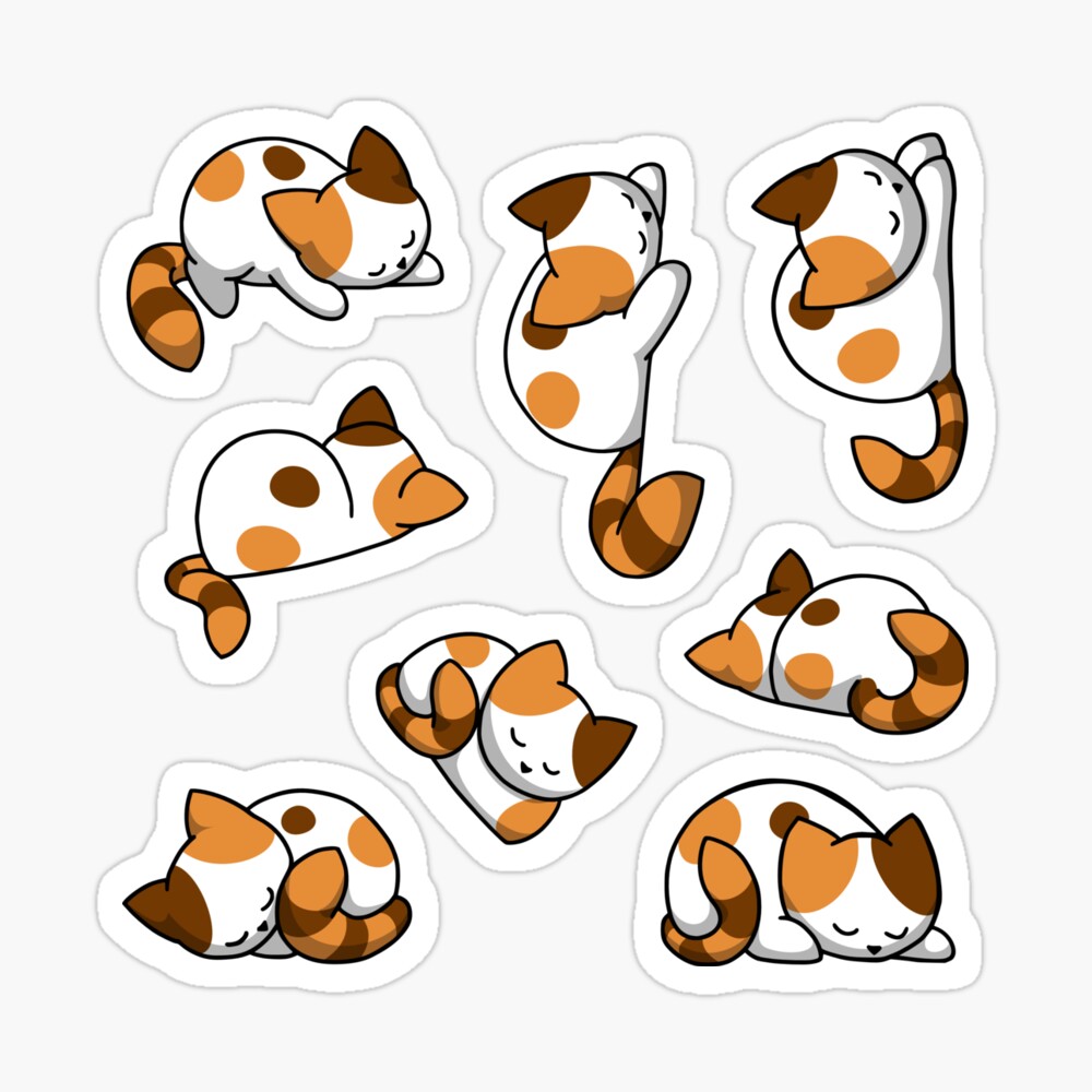 Sleeping Kitten – Sticker